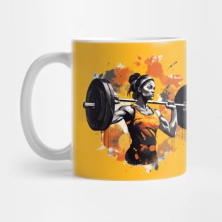 beautiful black athlete woman Mug